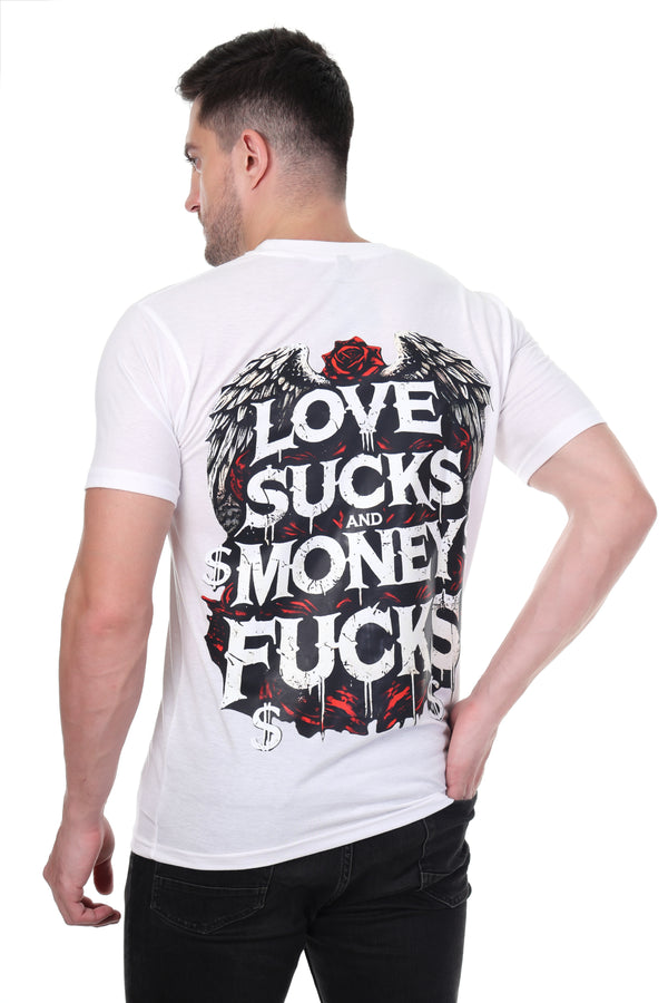 Legendary “Love Sucks & Money F***s” Tee